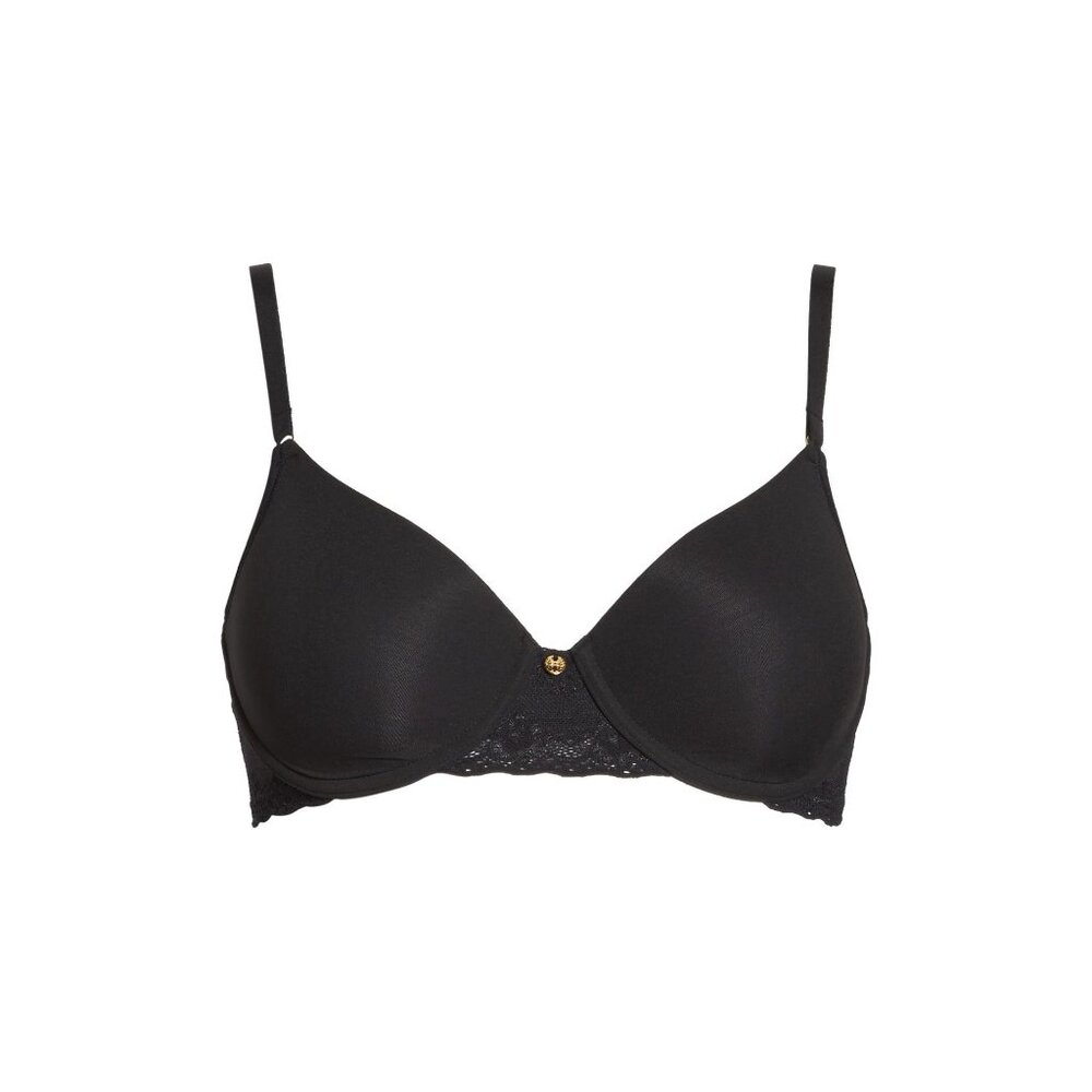 🆕NATORI Bliss Full Underwire T-Shirt Bra 34D Black #721154 - Picture 4 of 10